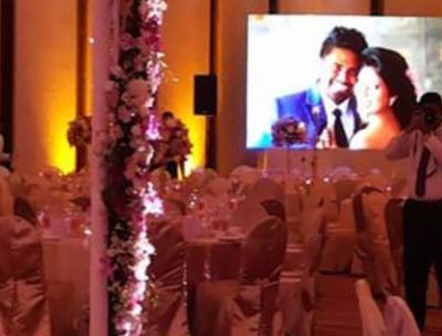 LED display walls for wedding in Bhopal - Utsav Marriage Garden