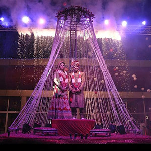 Best venue for Varmala Ceremony in Bhopal - Utsav Marriage Garden