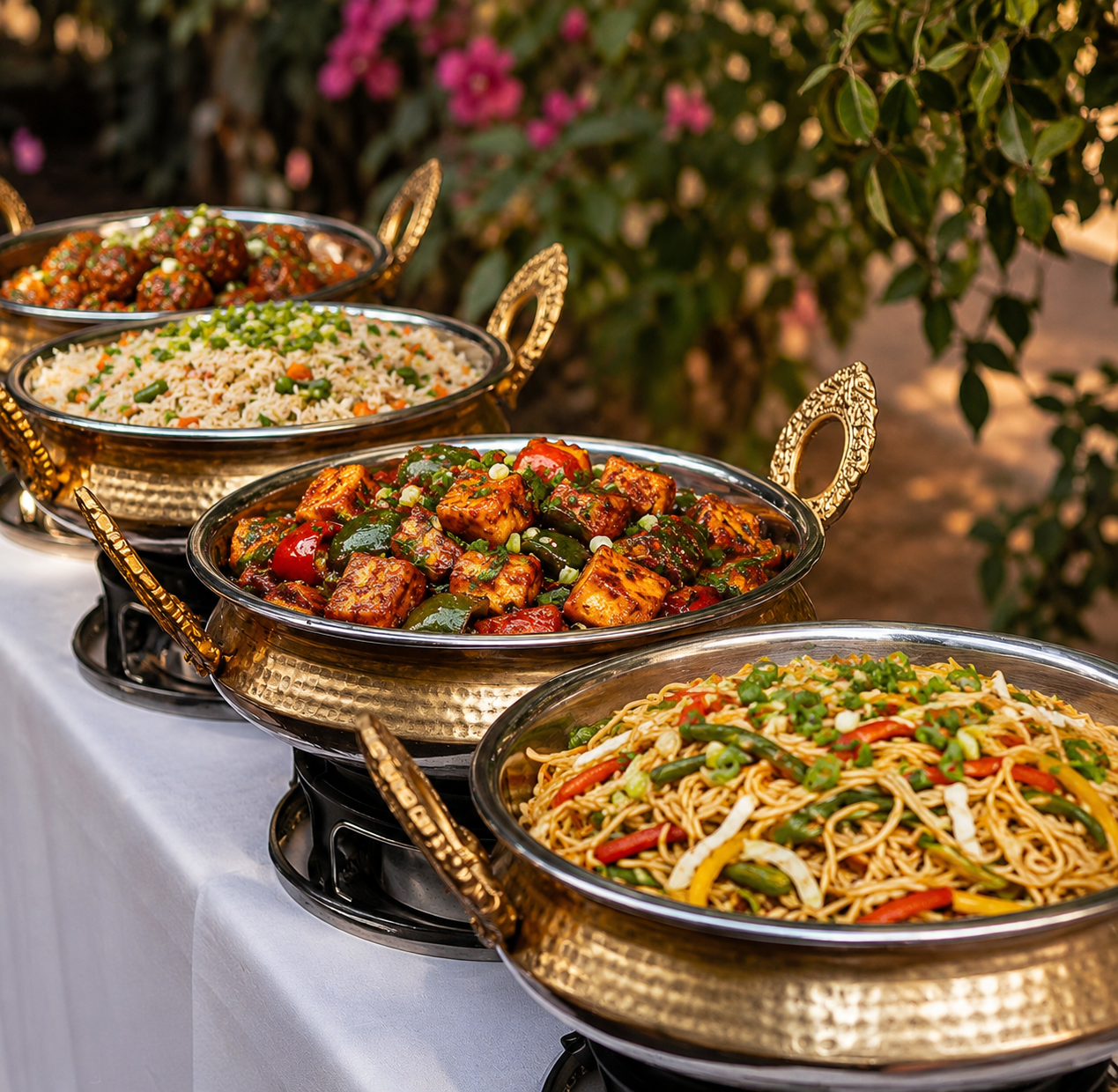 chinese-live-counter-bhopal.jpg Chinese cuisine served at weddings and celebrations at Utsav Marriage Garden, Bhopal.