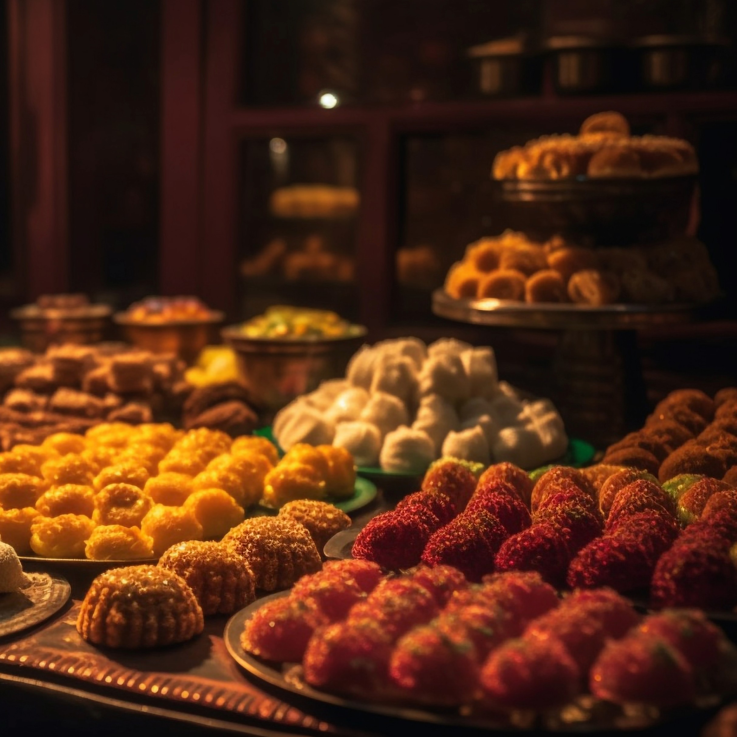 dessert-counter-bhopal.jpg Dessert served at weddings and celebrations at Utsav Marriage Garden, Bhopal.