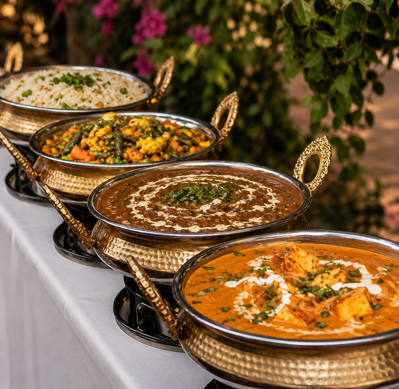 north-indian-wedding-catering-bhopal.jpg North Indian cuisine served at weddings and celebrations at Utsav Marriage Garden, Bhopal.